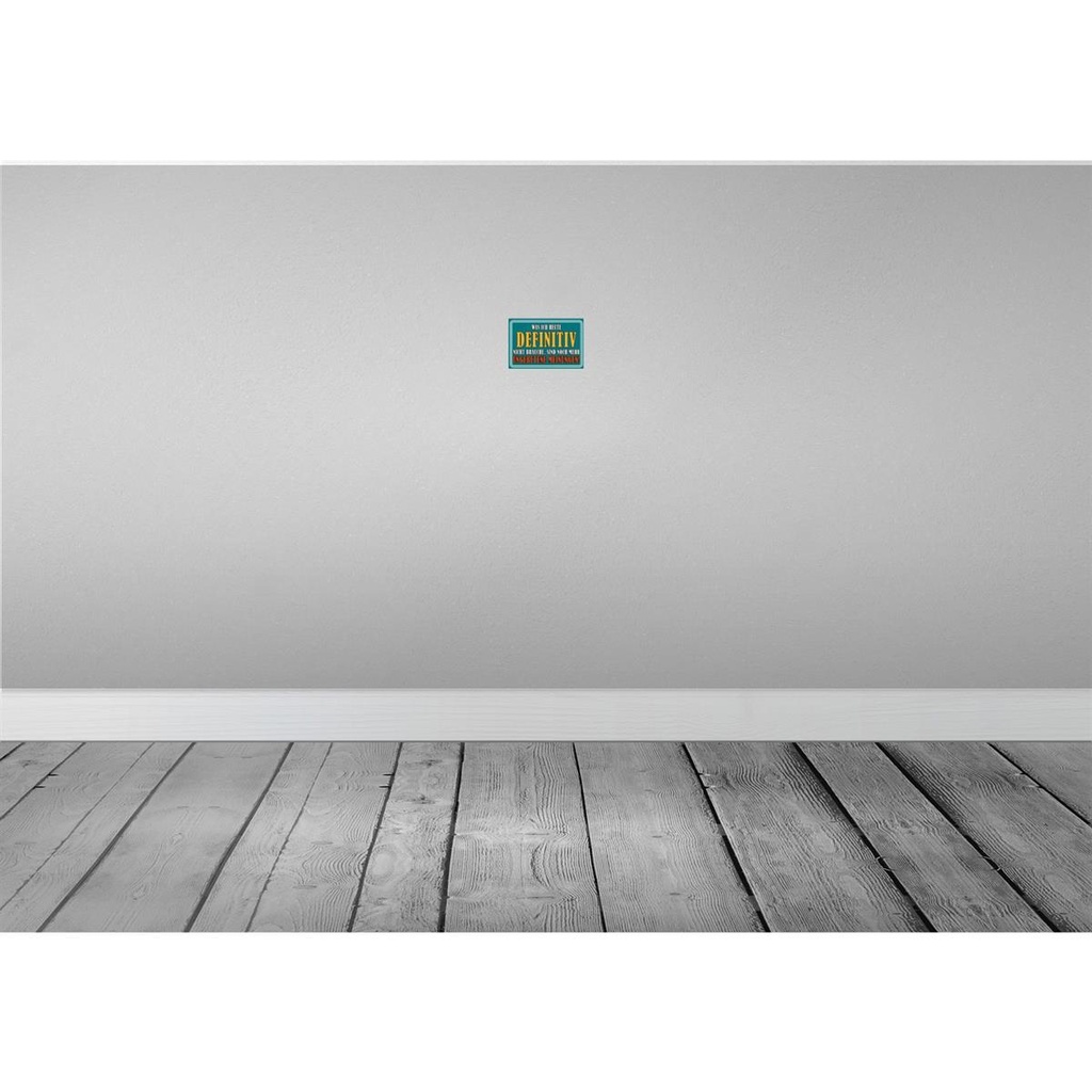 [LA-111758-1812-H] Holzschild 12x18 cm Ungebetene Meinungen Dekoration Bild 2