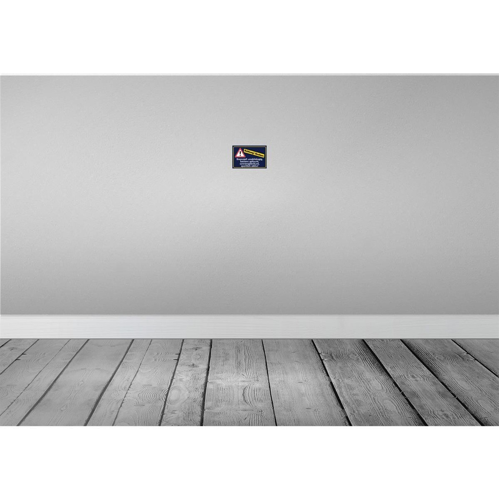 [LA-111761-1812] Blechschild 12x18 cm Achtung Rentner Warnschild Hinweisschild Sicherheit Vorsicht Bild 2