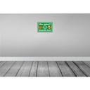[LA-111768-H] Holzschild 20x30 cm Alkohol Bier dabei Eintritt frei Bild 2