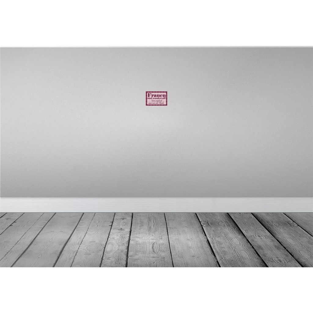 [LA-111799-1812] Blechschild 12x18 cm Frauen sind wundervoll Männer Spruch Zitat Bild 2