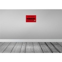 [LA-111824-H] Holzschild 20x30 cm Ausfahrt freihalten biss. Hausherr Bild 2