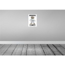 [LA-111841-2030] Blechschild 30x20 cm Irrenanstalt Betreten eigene Gefahr Spruch Zitat Bild 2