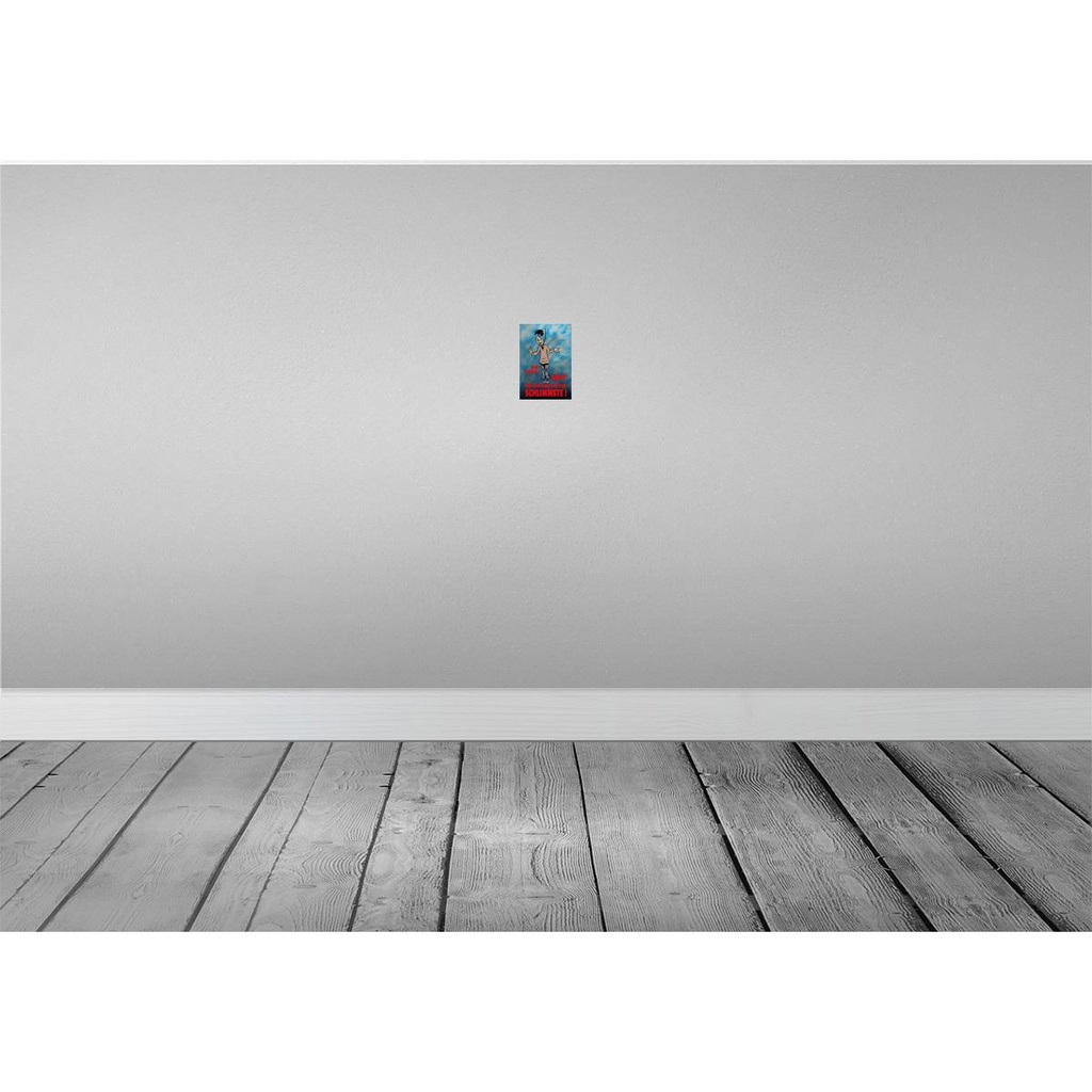 [LA-111875-1812] Blechschild 18x12 cm Erste Nacht am Galgen ist schlimmste Spruch Zitat Bild 2