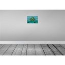 [LA-111884-2030] Blechschild 20x30 cm Auch stille Wasser sind nass Dekoration Spruch Zitat Bild 2
