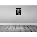 [LA-111891-2030] Blechschild 30x20 cm Rules for dating my daughter Ninja Spruch Zitat Bild 2