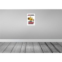 [LA-111907-2030] Blechschild 30x20 cm Arbeit hat noch keinen umgebracht Spruch Zitat Bild 2