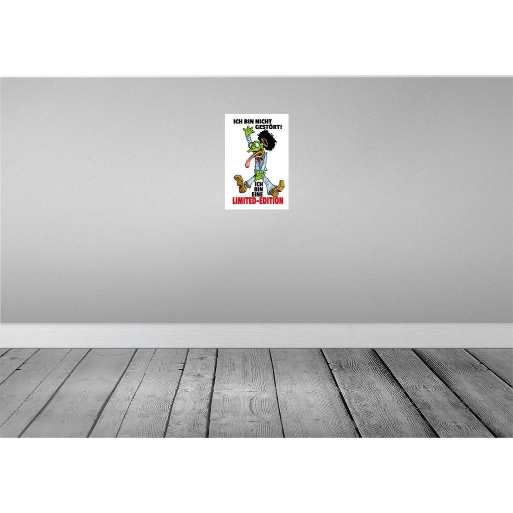 [LA-111930-H] Holzschild 30x20 cm Nicht gestört, Limited Edition Spruch Zitat Bild 2