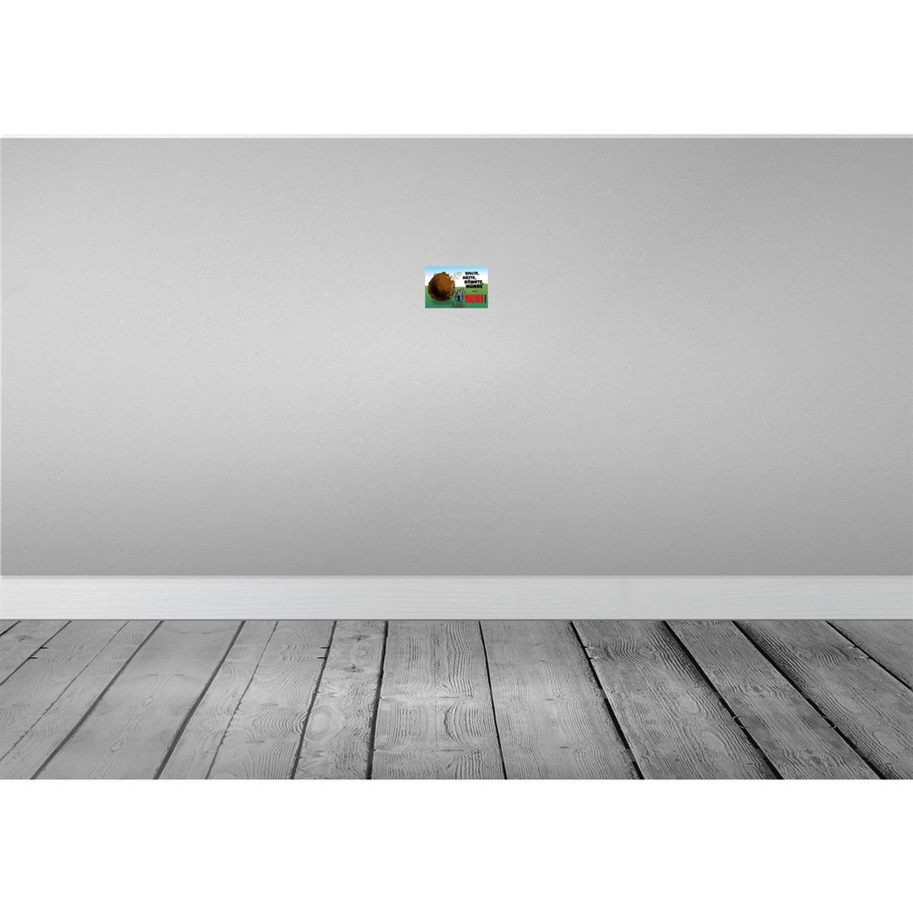 [LA-111932-1812-H] Holzschild 12x18 cm Sollte hätte könnte Machen Dekoration Bild 2