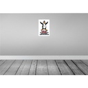 [LA-111939-H] Holzschild 30x20 cm will Penguin der mir applaudiert Spruch Zitat Bild 2