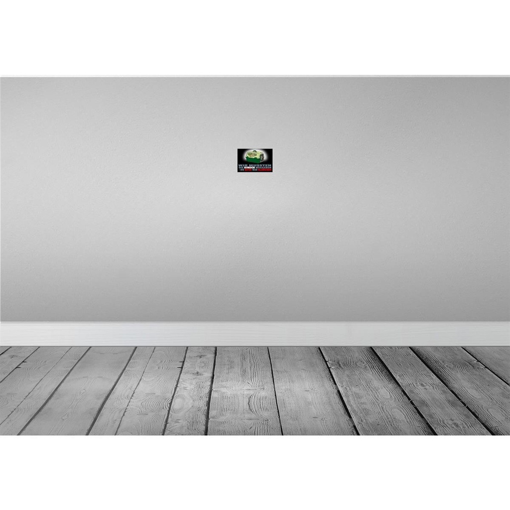 [LA-111955-1812-H] Holzschild 12x18 cm Kinder weggegeben Katze allergisch Tier Haustier Bild 2