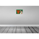 [LA-111994-H] Holzschild 20x30 cm Vorsicht Kampfkatze grün Warnschild Hinweisschild Bild 2