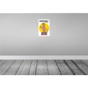 [LA-112029-2030] Blechschild 30x20 cm aktiv in Tag start. nur nicht morgens Spruch Zitat Bild 2