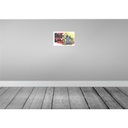 [LA-112058-2030] Blechschild 20x30 cm Putzen Auf Socken durch Wohnung Spruch Zitat Bild 2