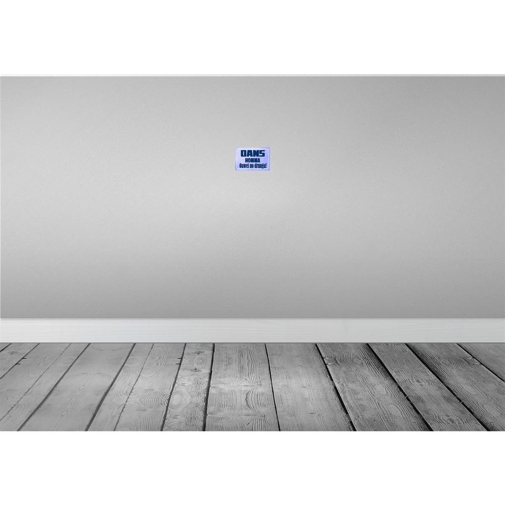 [LA-112101-1812] Blechschild 12x18 cm Oans homma oawei no drunga Dekoration Bild 2
