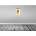 [LA-112105-H] Holzschild 30x20 cm Unkraut verkaufen Selbstpflücker Warnschild Hinweisschild Bild 2