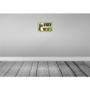 [LA-112128-2030] Blechschild 20x30 cm Free WiFi Internet Warnschild Hinweisschild Sicherheit Vorsicht Bild 2