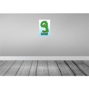 [LA-112147-2030] Blechschild 30x20 cm Oh you green nine Dekoration Bild 2