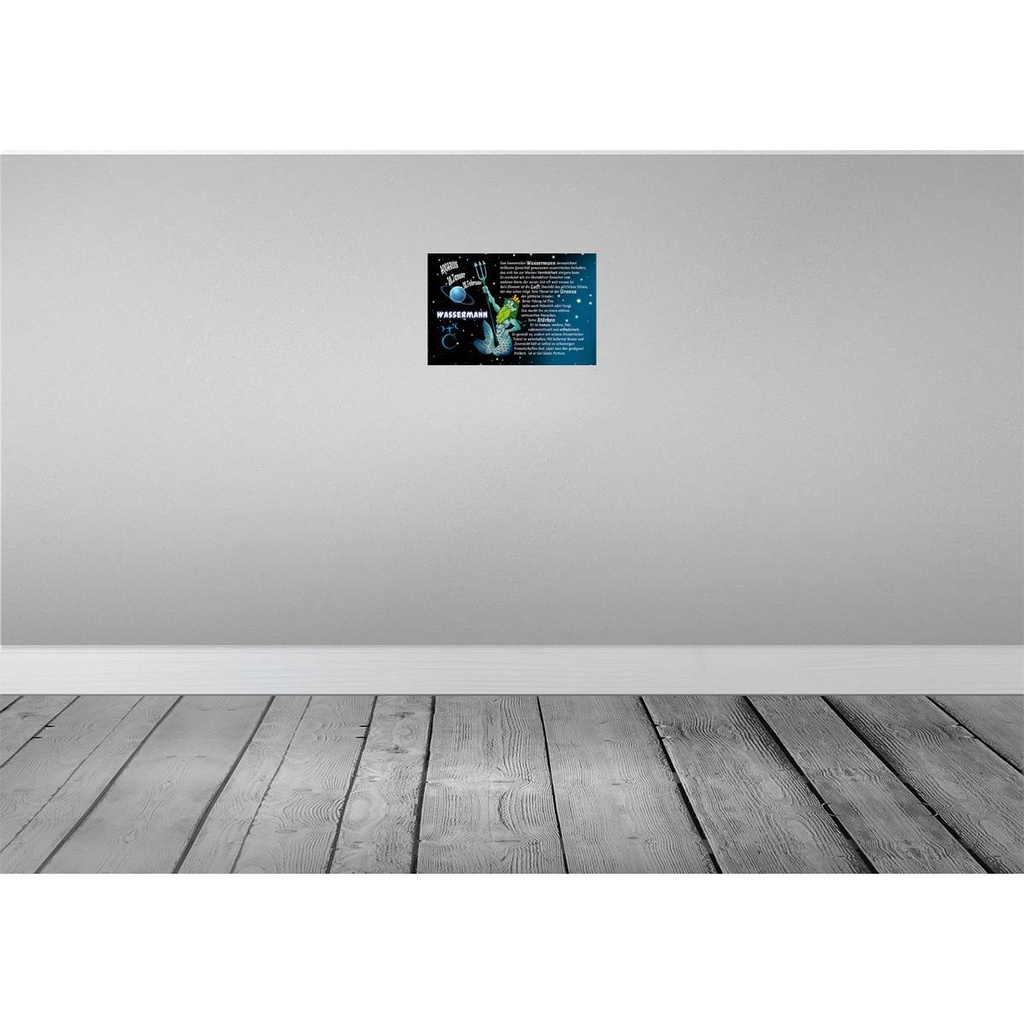 [LA-112150-H] Holzschild 20x30 cm Sternzeichen Wassermann Dekoration Bild 2