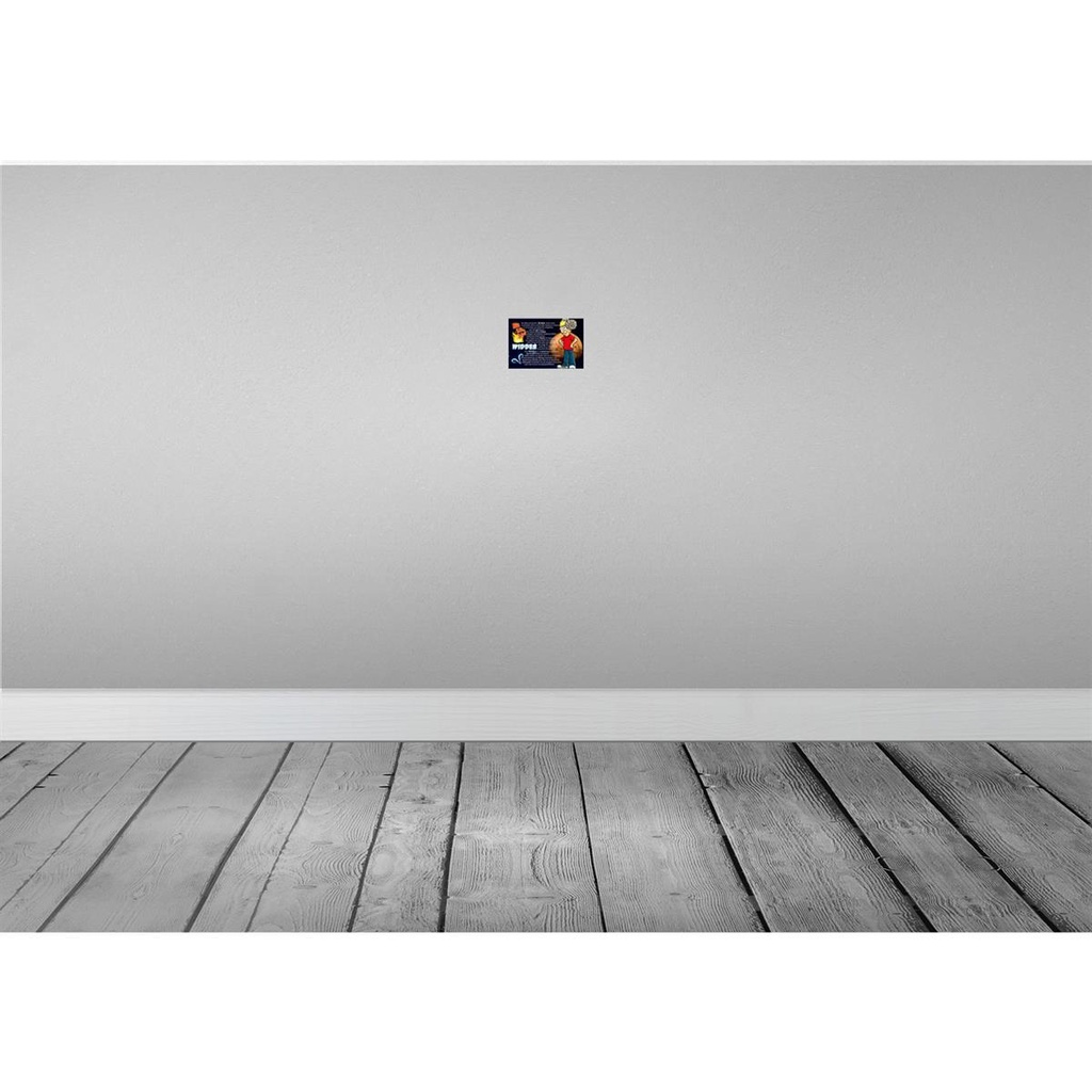 [LA-112151-1812-H] Holzschild 12x18 cm Sternzeichen Widder Planet Mars Dekoration Bild 2
