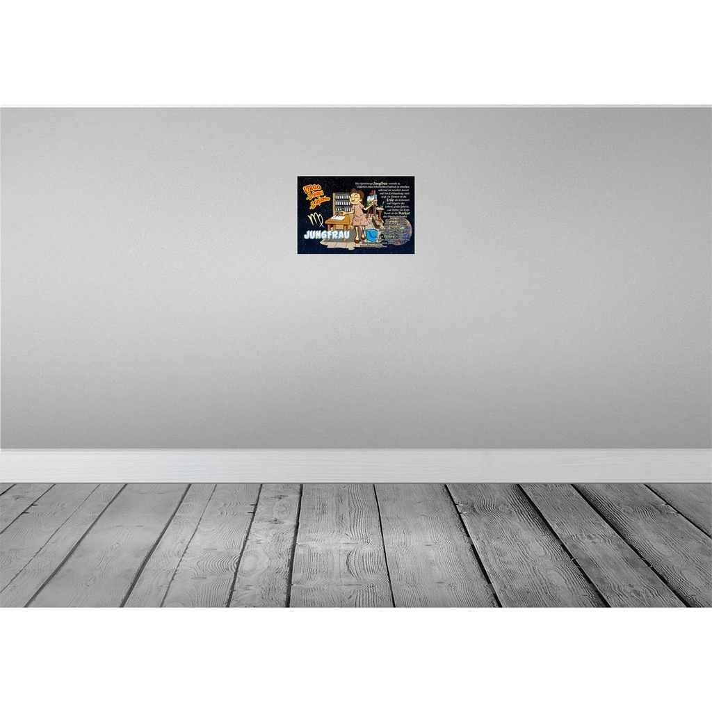 [LA-112154-H] Holzschild 20x30 cm Sternzeichen Jungfrau Planet Merkur Dekoration Bild 2