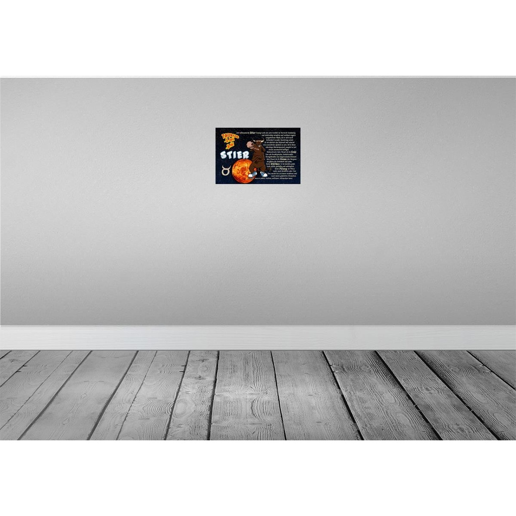 [LA-112158-H] Holzschild 20x30 cm Sternzeichen Stier Planet Venus Dekoration Bild 2