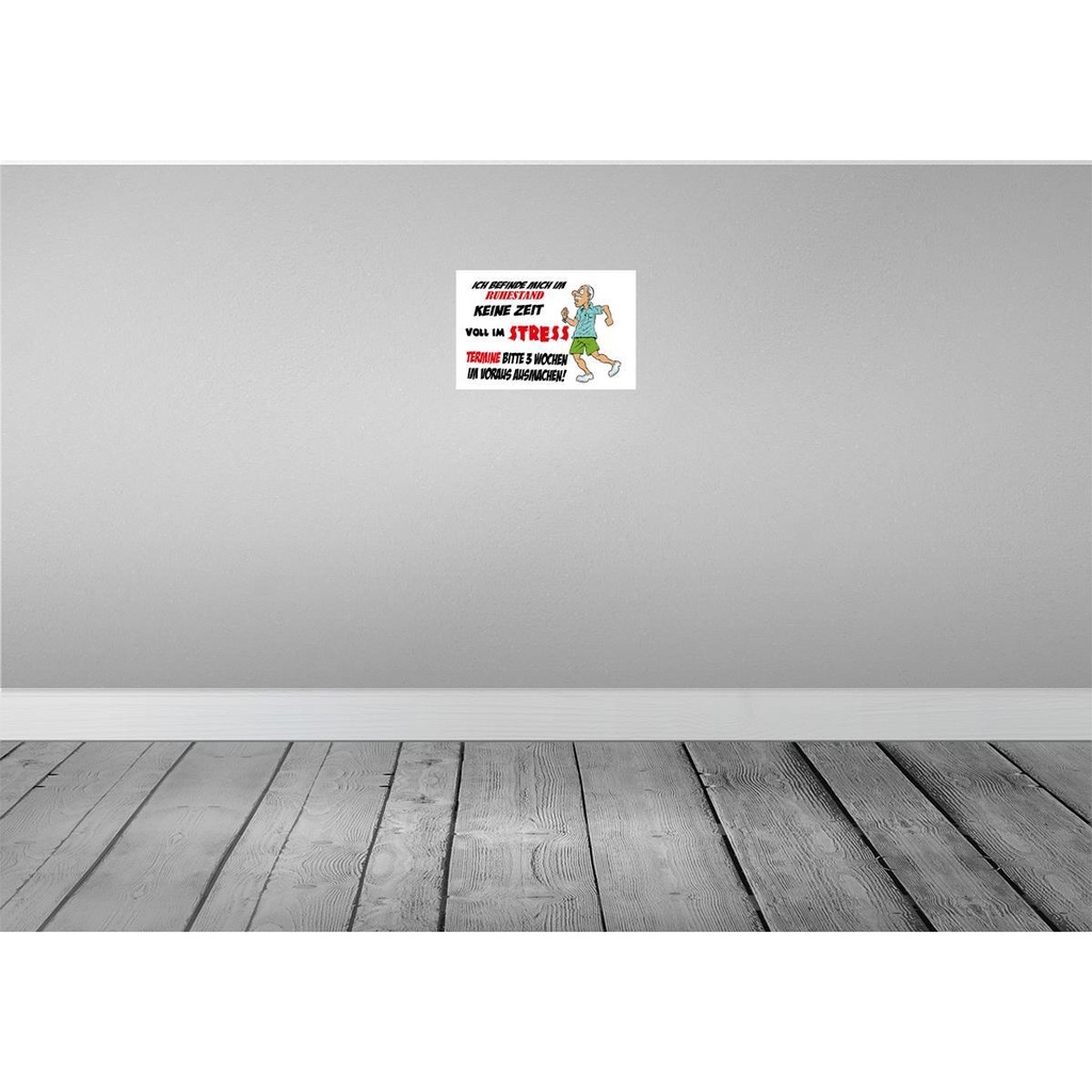 [LA-112187-H] Holzschild 20x30 cm ich befinde mich im Ruhestand Dekoration Bild 2
