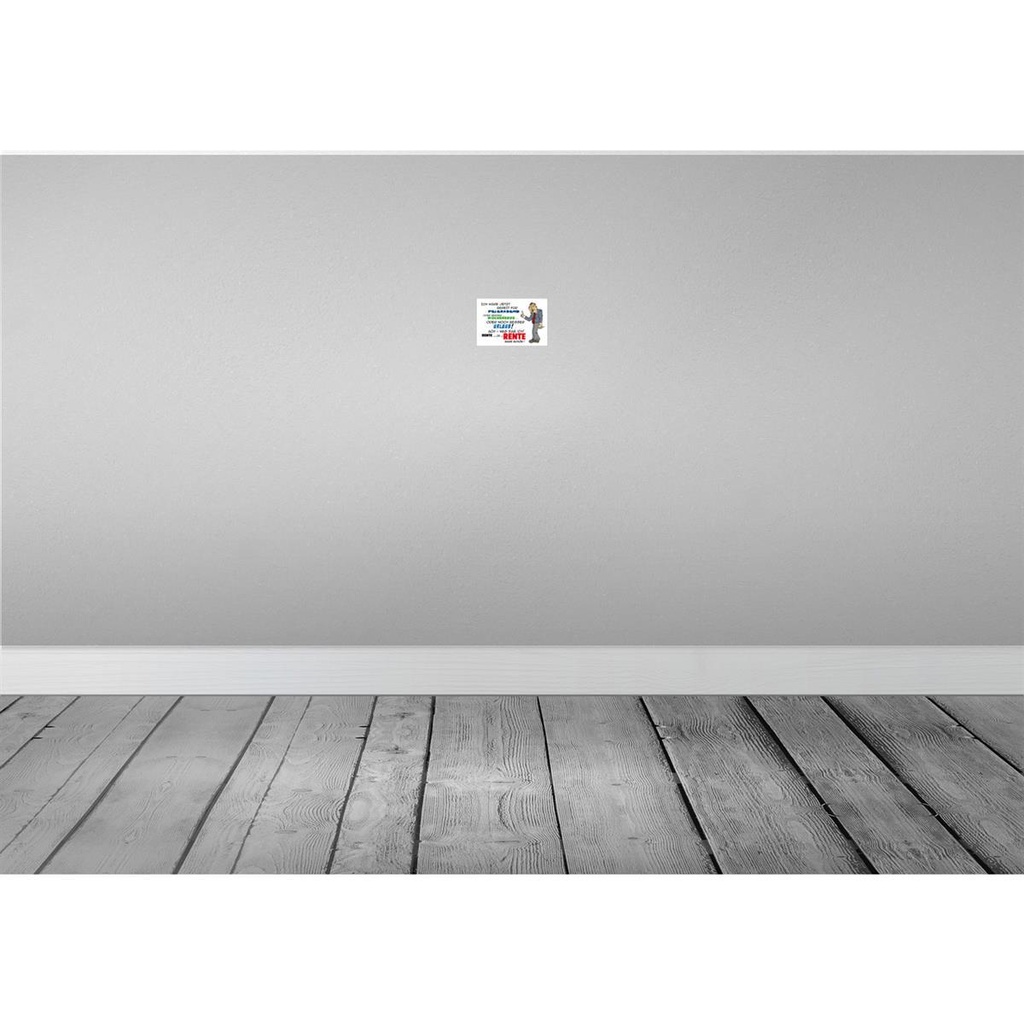 [LA-112190-1812] Blechschild 12x18 cm Bereit für Feierabend Rente Dekoration Spruch Zitat Bild 2