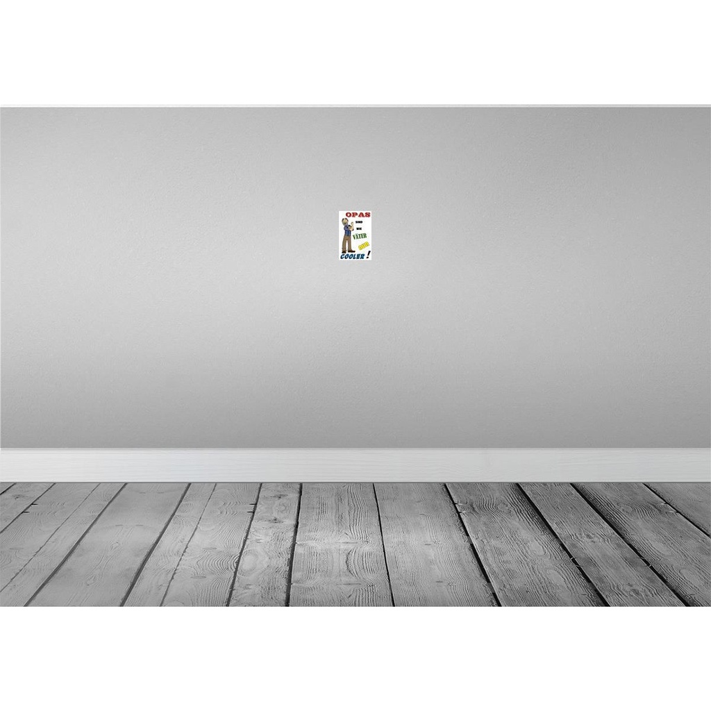 [LA-112230-1812] Blechschild 18x12 cm Opas sind wie Väter nur cooler Opa Oma Spruch Zitat Bild 2