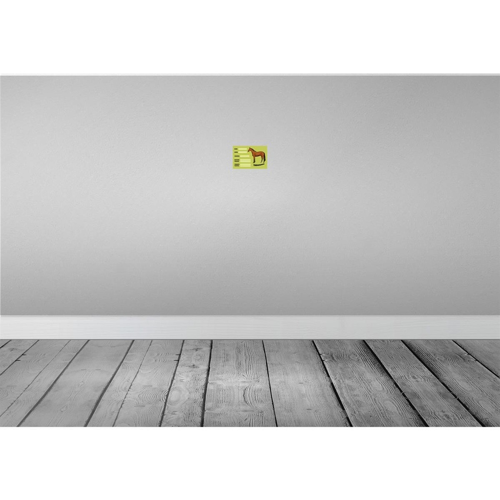 [LA-112255-1812-H] Holzschild 12x18 cm Pferd Thrakener Name Besitzer Rasse Tier Haustier Bild 2
