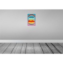 [LA-112271-2030] Blechschild 30x20 cm grossartige Männer werden Papa Frauen Spruch Zitat Bild 2