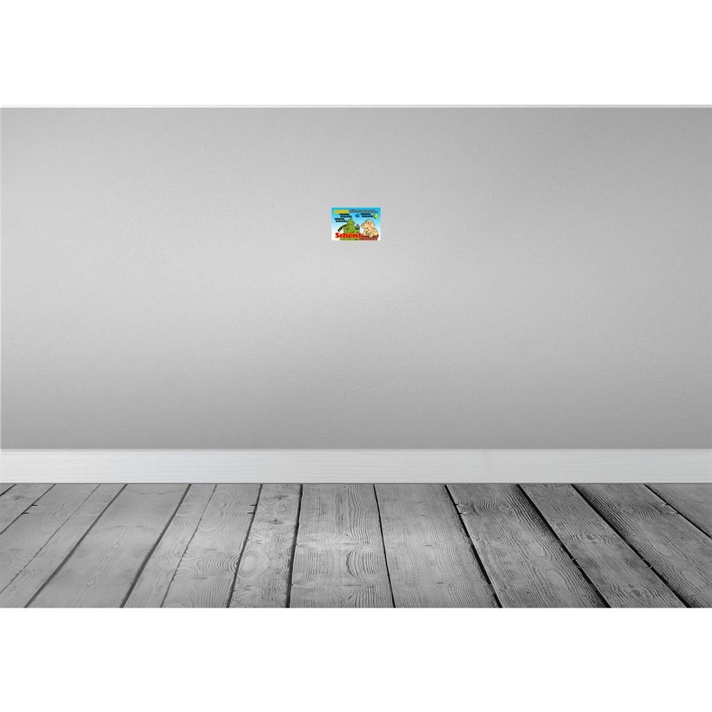 [LA-112302-1812] Blechschild 12x18 cm Raupe müsste man sein fressen Dekoration Spruch Zitat Bild 2