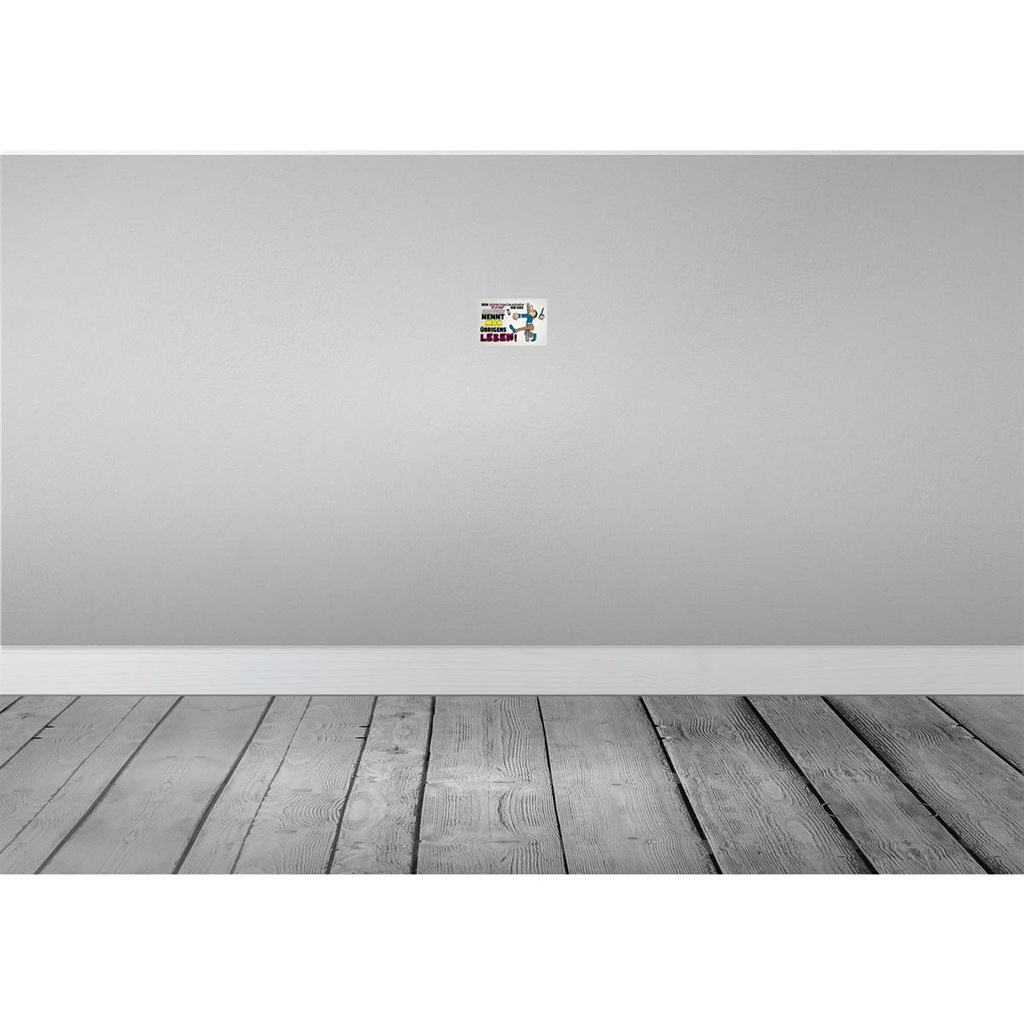 [LA-112305-1812] Blechschild 12x18 cm Rand um Smartphone nennt Leben Spruch Zitat Bild 2