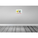 [LA-112337-2030] Blechschild 20x30 cm Sterne fallen nicht vom Himmel Spruch Zitat Bild 2