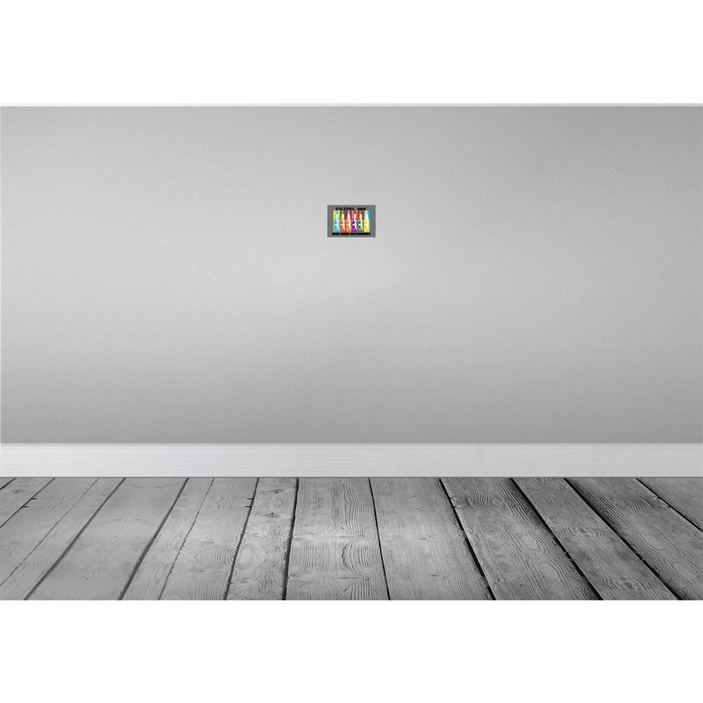 [LA-112435-1812] Blechschild 12x18 cm Alkohol sozial ist wer Bier mitbringt Spruch Zitat Bild 2