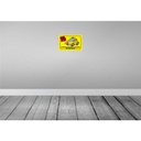 [LA-112463-2030] Blechschild 20x30 cm Oma`s Taxi 24 Stunden 365 Tage Opa Oma Spruch Zitat Bild 2