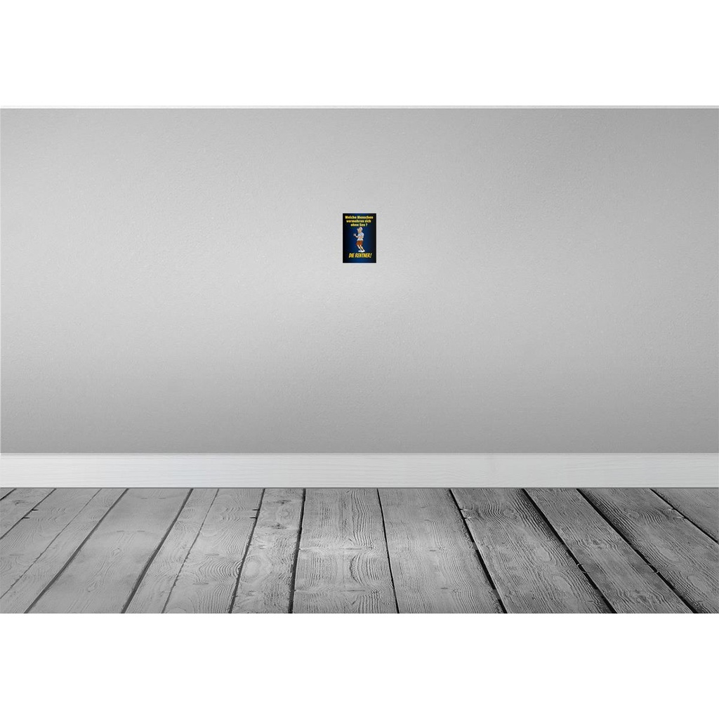 [LA-112476-1812] Blechschild 18x12 cm welche Menschen vermehren sich Dekoration Spruch Zitat Bild 2