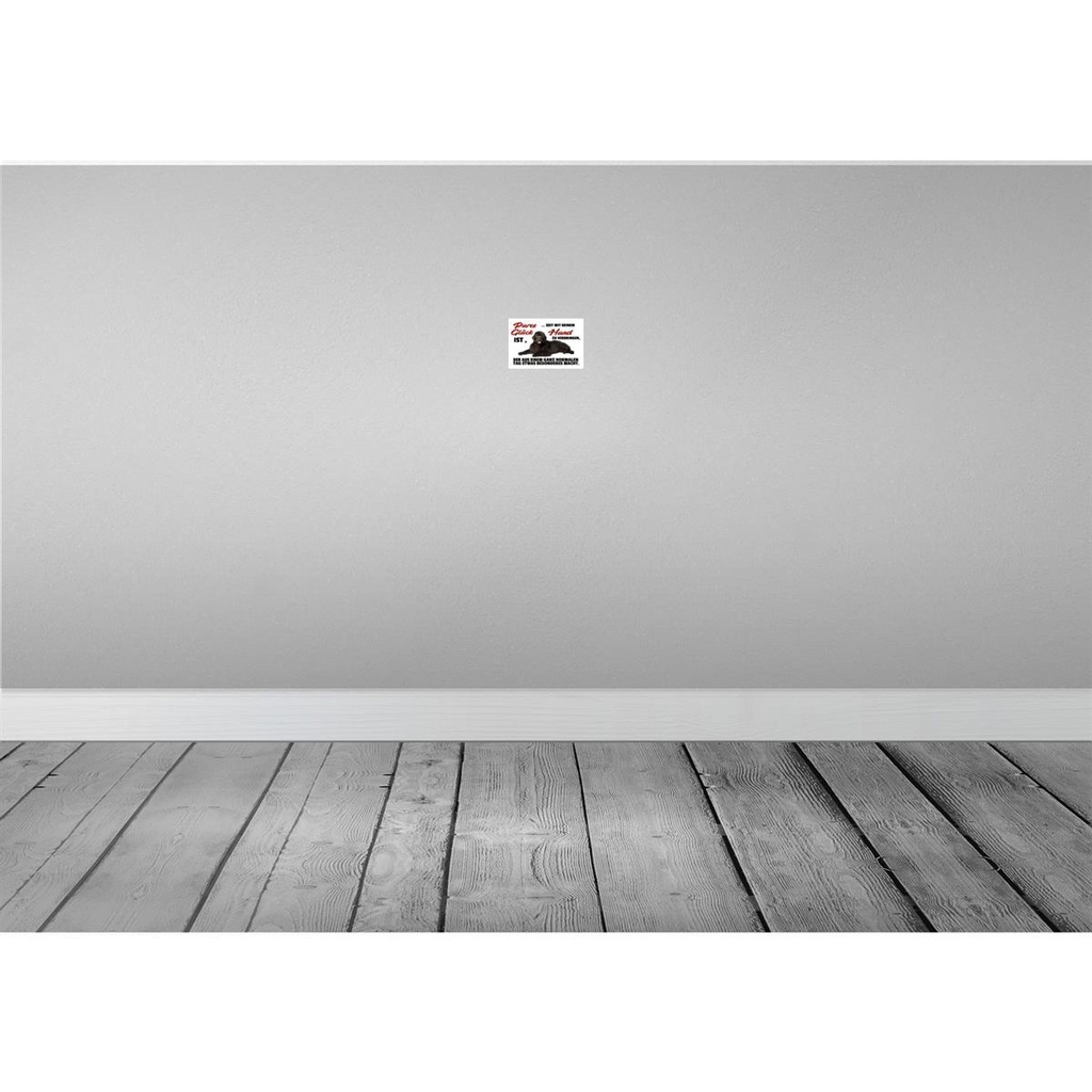 [LA-112504-1812] Blechschild 12x18 cm pures Glück ist Zeit mit Hund Tier Haustier Bild 2