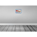 [LA-112514-2030] Blechschild 20x30 cm mit kurzem Schwanzwedeln Hund Tier Haustier Bild 2
