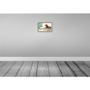 [LA-112528-2030] Blechschild 20x30 cm Glück Golden Retriever Hund Tier Haustier Bild 2
