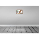 [LA-112532-2030] Blechschild 20x30 cm wer sagt Glück Dackel Hund Dekoration Spruch Zitat Bild 2
