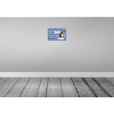 [LA-112544-2030] Blechschild 20x30 cm mein Hund darf im Bett schlafen Tier Haustier Bild 2