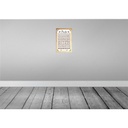 [LA-112551-2030] Blechschild 30x20 cm Danke dass du bist der Spruch Zitat Bild 2