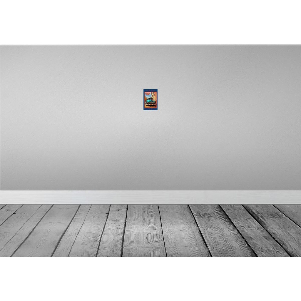 [LA-112559-1812] Blechschild 18x12 cm Cuba Habana USA Urlaub blaues Auto Bildmotiv Reisemotiv Abenteuer Reisen Amerika Bild 2