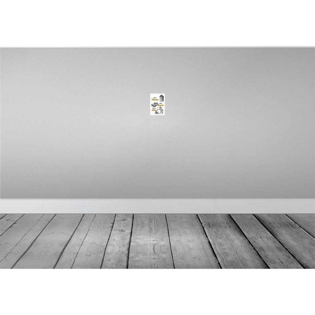 [LA-112592-1812] Blechschild 18x12 cm mein Haus Auto meine Alte Garage Werkstatt Bild 2