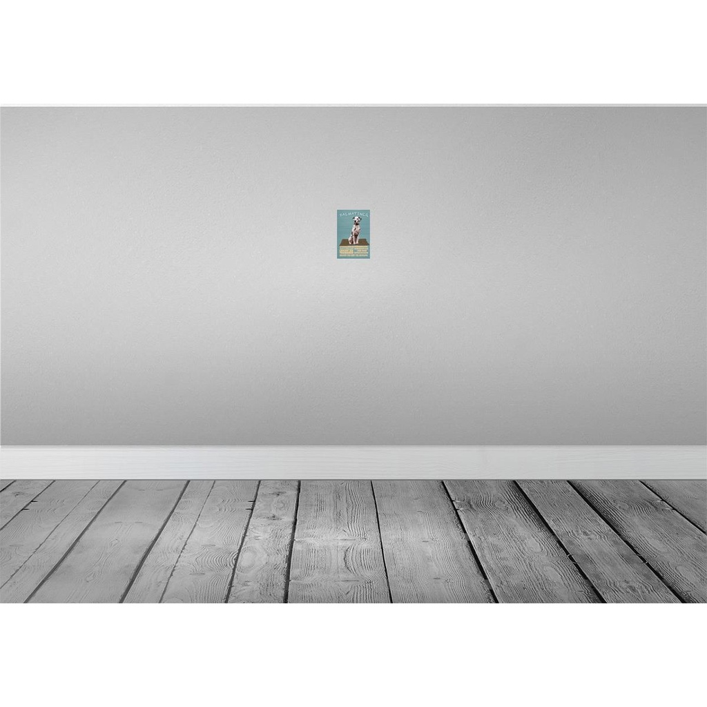 [LA-112609-1812-H] Holzschild 18x12 cm Dalmatiner Hund energisch aktiv Tier Haustier Bild 2