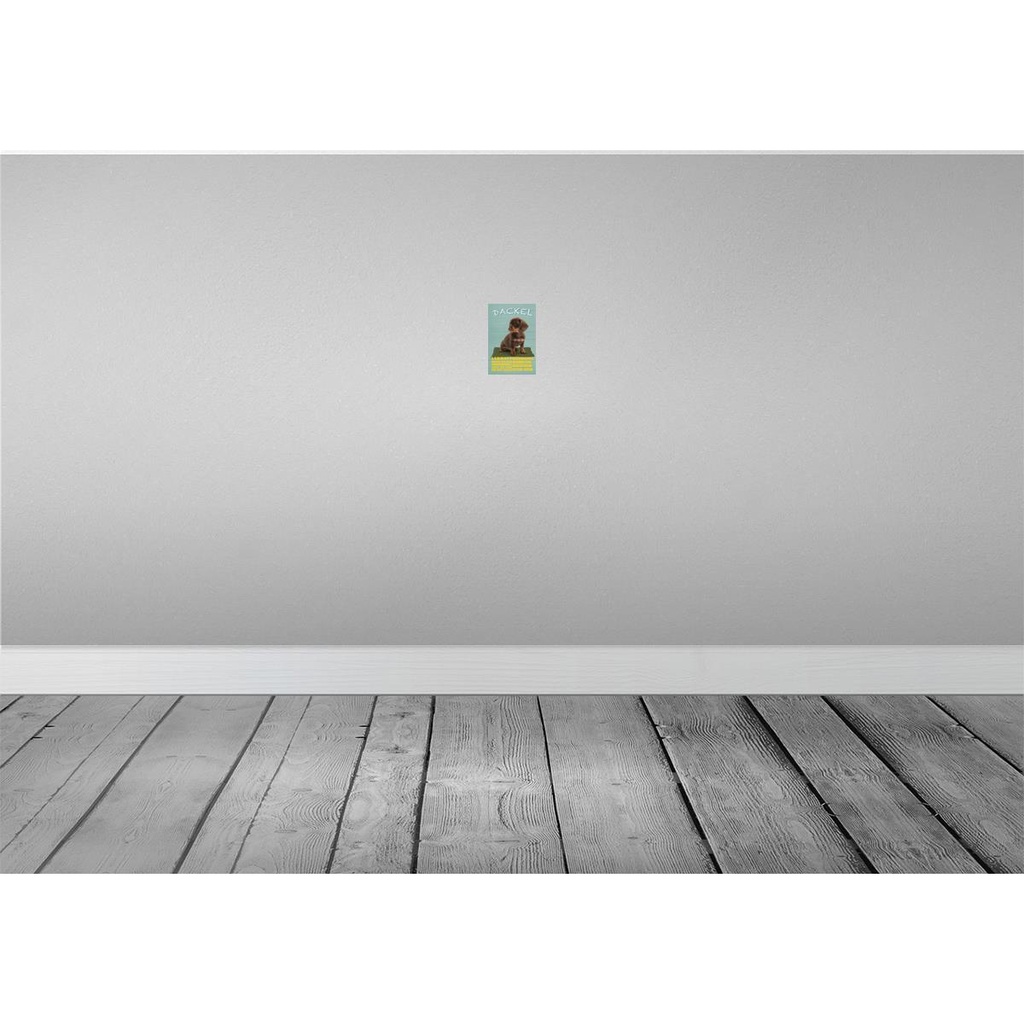[LA-112610-1812] Blechschild 18x12 cm Dackel Hund lebhaft mutig stur Tier Haustier Bild 2