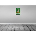 [LA-112648-H] Holzschild 30x20 cm Border Terrier Hund a very bold Bild 2