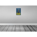 [LA-112662-2030] Blechschild 30x20 cm Weimaraner Hund alert and steady Tier Haustier Bild 2