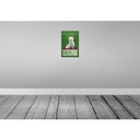 [LA-112665-H] Holzschild 30x20 cm West Highland Terrier Hund stark Tier Haustier Bild 2