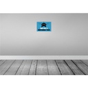 [LA-112671-2030] Blechschild 20x30 cm Big cat`s watching you Katze Tier Haustier Bild 2